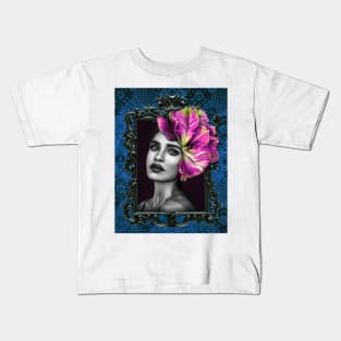 Bright Violet Magenta Ladies Fine Art HomeDecor Wall Art Digital Prints Artwork Illustration Fine Kids T-Shirt